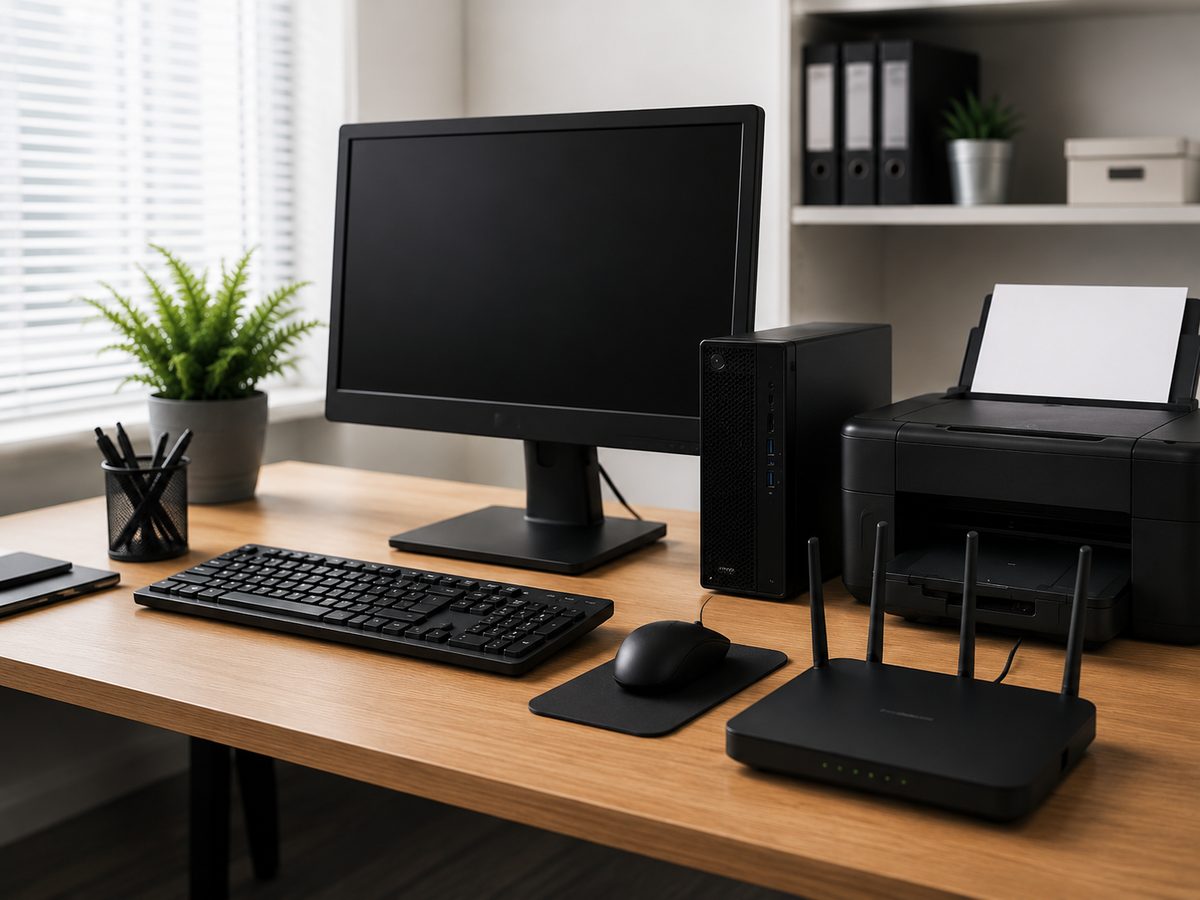Office PC with Windows setup