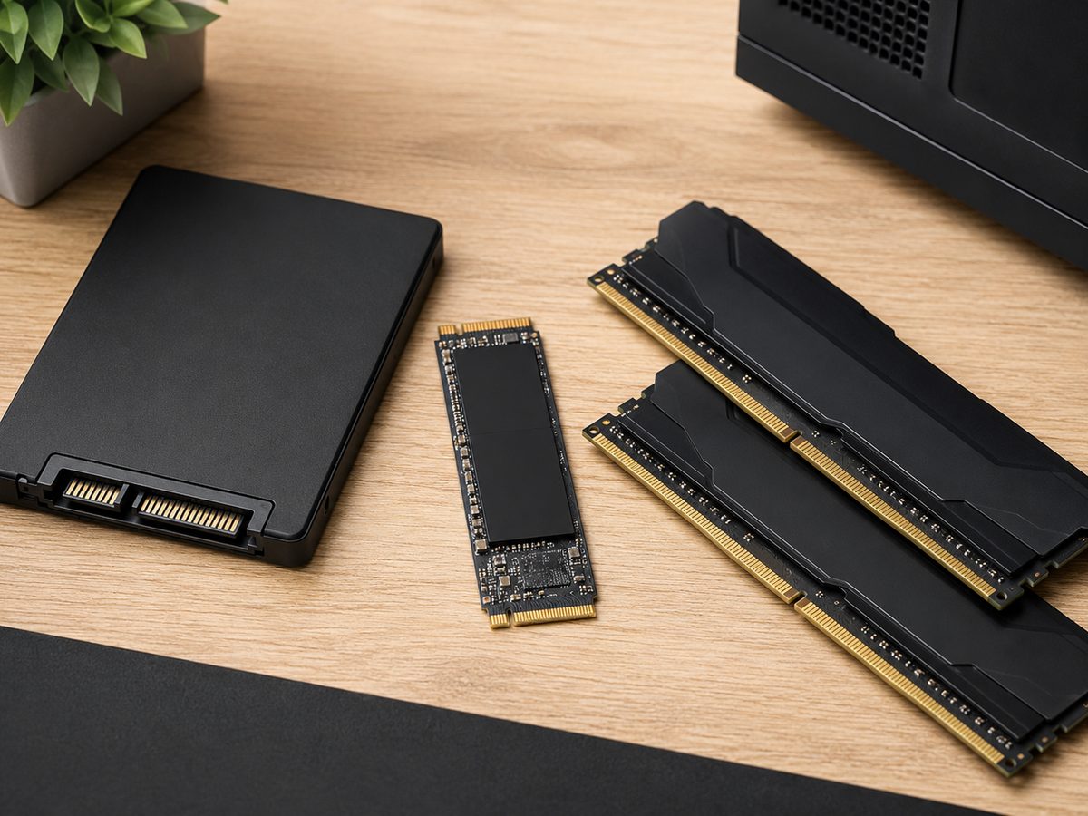 SSD and RAM upgrades for Windows computers
